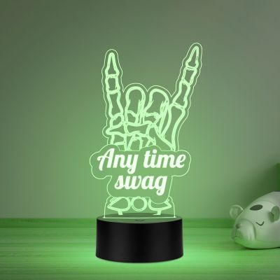 Any time Swag Night lamp for Home Decor